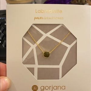 Gorjana labradorite necklace. New in package.